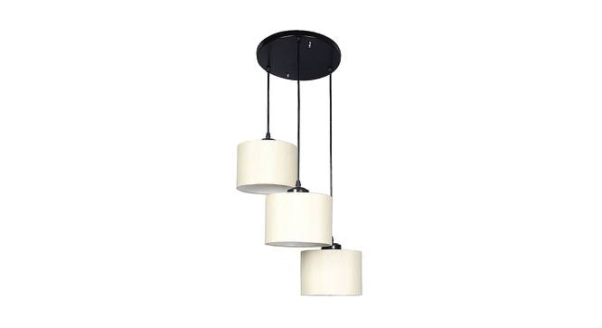 Trevor Off White Fabric Cluster Hanging Light (Off White) by Urban Ladder - Front View Design 1 - 612915