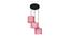 Troy Pink Natural Fiber Cluster Hanging Light (Pink) by Urban Ladder - Front View Design 1 - 612920