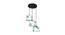 Erik Multicolor Fabric Cluster Hanging Light (Multicolor) by Urban Ladder - Front View Design 1 - 612922
