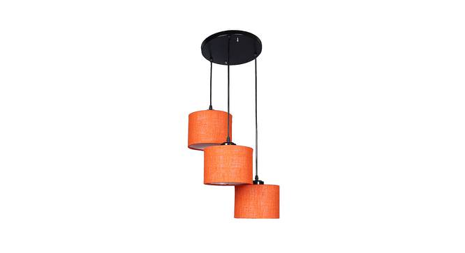 Frank Orange Natural Fiber Cluster Hanging Light (Orange) by Urban Ladder - Front View Design 1 - 612925