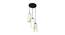 Mathias Off White Fabric Cluster Hanging Light (Off White) by Urban Ladder - Front View Design 1 - 612927