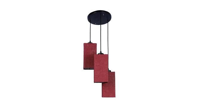 Shawn Maroon Natural Fiber Cluster Hanging Light (Maroon) by Urban Ladder - Front View Design 1 - 612945