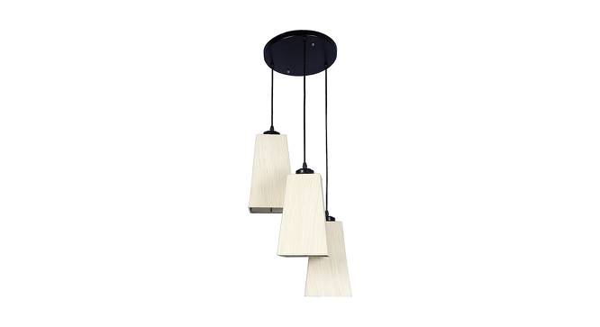 Memphis Off White Fabric Cluster Hanging Light (Off White) by Urban Ladder - Front View Design 1 - 612949