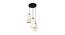 Memphis Off White Fabric Cluster Hanging Light (Off White) by Urban Ladder - Front View Design 1 - 612949