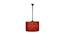 Callen Maroon  Natural Fiber  Hanging Light (Maroon) by Urban Ladder - Front View Design 1 - 612961
