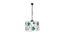 Kannon Multicolor Fabric  Hanging Light (Multicolor) by Urban Ladder - Front View Design 1 - 612963