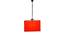 Quentin Orange  Fabric  Hanging Light (Orange) by Urban Ladder - Front View Design 1 - 612968