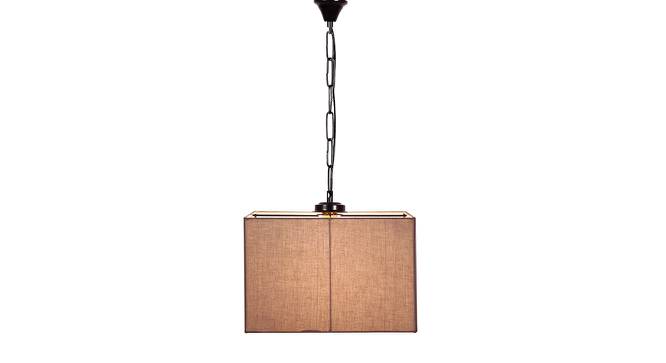 Santana Grey  Fabric  Hanging Light (Grey) by Urban Ladder - Front View Design 1 - 612969