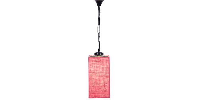 Dexter Pink Jute Natural Fiber  Hanging Light (Pink) by Urban Ladder - Front View Design 1 - 612982