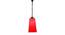 Arturo Red Fabric  Hanging Light (Red) by Urban Ladder - Front View Design 1 - 612999
