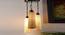 Ahmad Multicolor Fabric Cluster Hanging Light (Multicolor) by Urban Ladder - Front View Design 1 - 613012