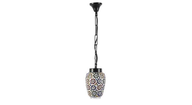 Jamison Multicolor Glass Single Hanging Light (Multicolor) by Urban Ladder - Front View Design 1 - 613022