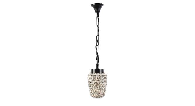 Francis Multicolor Glass Single Hanging Light (Multicolor) by Urban Ladder - Front View Design 1 - 613023