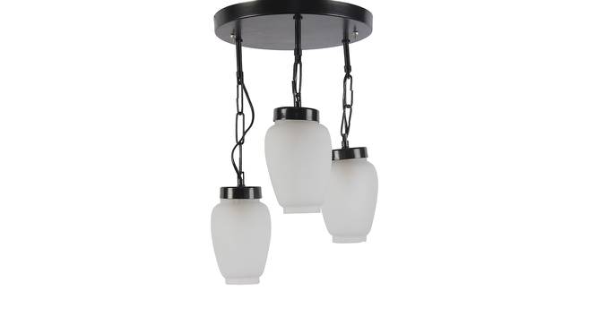Cassius White Glass Cluster Hanging Light (White) by Urban Ladder - Front View Design 1 - 613030