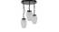 Cassius White Glass Cluster Hanging Light (White) by Urban Ladder - Front View Design 1 - 613030