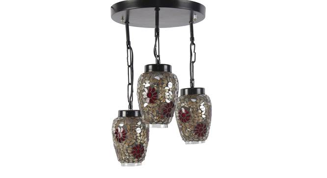 Izaiah Multicolor Glass Cluster Hanging Light (Multicolor) by Urban Ladder - Front View Design 1 - 613031