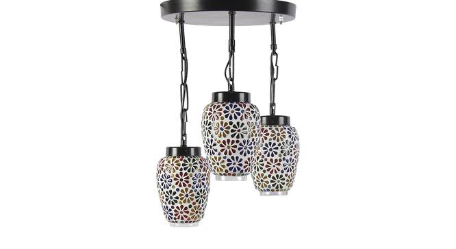 Eden Multicolor Glass Cluster Hanging Light (Multicolor) by Urban Ladder - Front View Design 1 - 613032