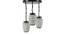 Keegan Multicolor Glass Cluster Hanging Light (Multicolor) by Urban Ladder - Front View Design 1 - 613036