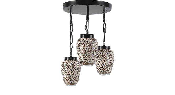 Aziel Multicolor Glass Cluster Hanging Light (Multicolor) by Urban Ladder - Front View Design 1 - 613037