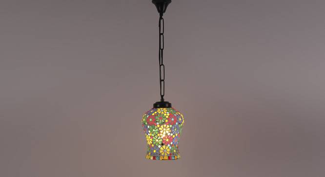 Mack Multicolor Glass  Hanging Light (Multicolor) by Urban Ladder - Front View Design 1 - 613043
