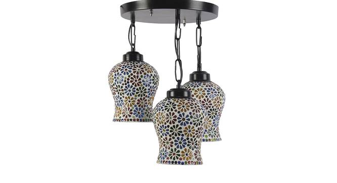 Abdiel Multicolor Glass Cluster Hanging Light (Multicolor) by Urban Ladder - Front View Design 1 - 613058