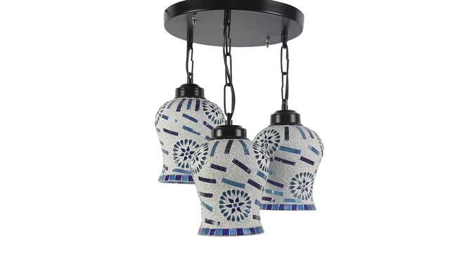 Kieran Multicolor Glass Cluster Hanging Light (Multicolor) by Urban Ladder - Front View Design 1 - 613059
