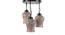 Zachariah Multicolor Glass Cluster Hanging Light (Multicolor) by Urban Ladder - Front View Design 1 - 613062