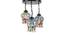 Casey Multicolor Glass Cluster Hanging Light (Multicolor) by Urban Ladder - Front View Design 1 - 613063