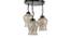 Zaire Multicolor Glass Cluster Hanging Light (Multicolor) by Urban Ladder - Front View Design 1 - 613064