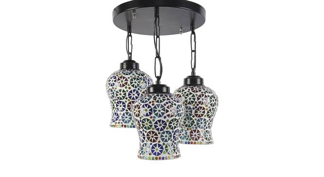 Albert Multicolor Glass Cluster Hanging Light (Multicolor) by Urban Ladder - Front View Design 1 - 613065