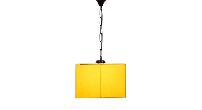 Rowen Yellow Fabric  Hanging Light (Yellow) by Urban Ladder - Front View Design 1 - 613072