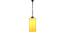 Mohamed Yellow  Fabric  Hanging Light (Yellow) by Urban Ladder - Front View Design 1 - 613073