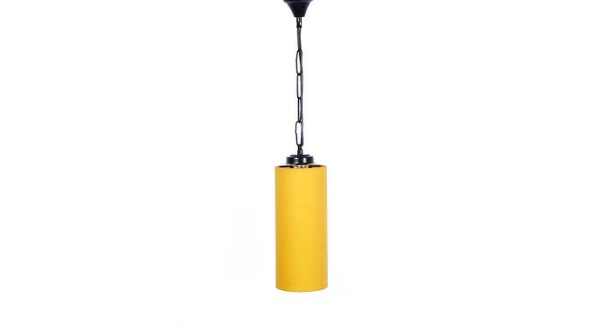 Yusuf Yellow Fabric  Hanging Light (Yellow) by Urban Ladder - Front View Design 1 - 613074
