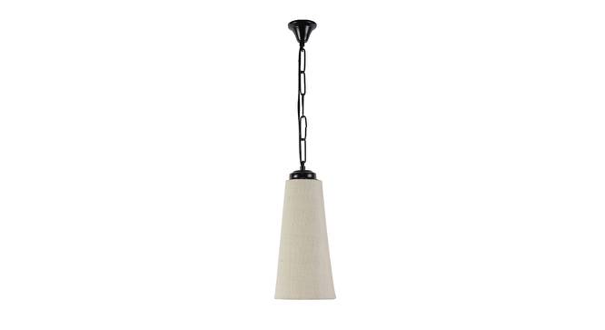 Donald White Natural Fiber  Hanging Light (White) by Urban Ladder - Front View Design 1 - 613076