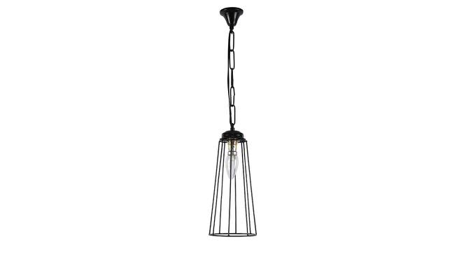 Brixton Black  Metal  Hanging Light (Black) by Urban Ladder - Front View Design 1 - 613082