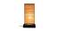 Chris Beige Bamboo Shade Table Lamp with Black  Iron  Base (Beige) by Urban Ladder - Front View Design 1 - 613084