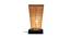 Khari Beige Bamboo Shade Table Lamp with Black  Iron  Base (Beige) by Urban Ladder - Front View Design 1 - 613085