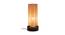Noe Beige Bamboo Shade Table Lamp with Black  Iron  Base (Beige) by Urban Ladder - Front View Design 1 - 613087