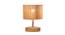 Sadra Beige Bamboo Shade Table Lamp with Natural  Wooden Base (Beige) by Urban Ladder - Front View Design 1 - 613111
