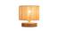 George Beige Bamboo Shade Table Lamp with Natural  Wooden Base (Beige) by Urban Ladder - Front View Design 1 - 613114
