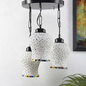 devansh Kylan Multicolor Glass Cluster Hanging Light-picture-14