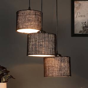 devansh Hugo Black Natural Fiber Cluster Hanging Light-picture-10