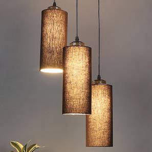 devansh Milan Black Fabric Cluster Hanging Light-picture-11