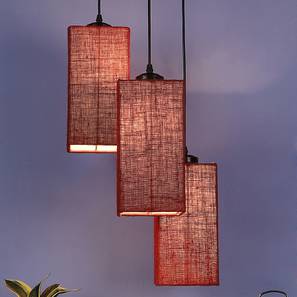 Shawn Maroon Natural Fiber Cluster Hanging Light-image-25