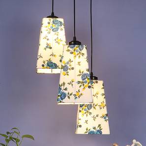 Forrest Multicolor Fabric Cluster Hanging Light