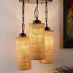 devansh Trenton Beige Natural Fiber Cluster Hanging Light-picture-13