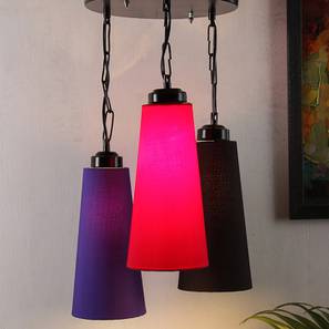 devansh Alessandro Multicolor Fabric Cluster Hanging Light-picture-14