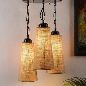 Gustavo Beige Natural Fiber Cluster Hanging Light-image-48