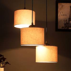 devansh Luciano Grey Fabric Cluster Hanging Light-picture-20
