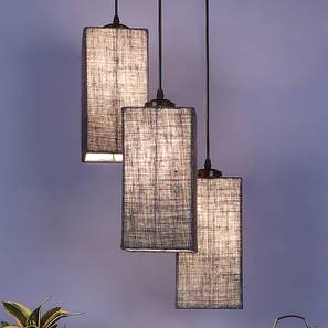 devansh Kaison Blue Natural Fiber Cluster Hanging Light-picture-14